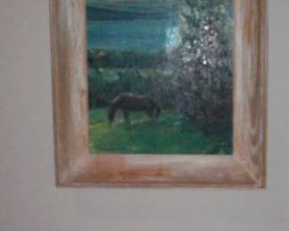 Viola Allen painting