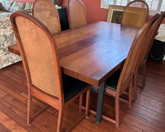 Milo Baughman dining table.