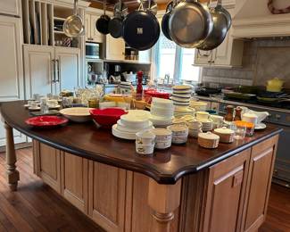 Cooks dream kitchen - Le Creuset, Staub, Kitchen Aid, Cuisinart , All Clad, Pampered Chef and so much more !!!