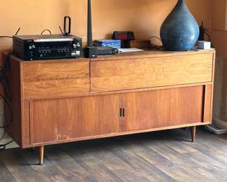 Mid century stereo cabinet