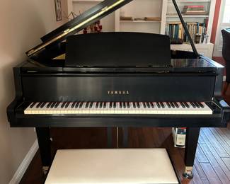 Stunning Yamaha Baby Grand Piano. Available for pre- sale. Call 714 499-4199 for additional information.