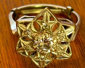 Stunning Gold and Diamond ring.