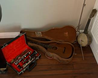 Ukelele, clarinet & banjo