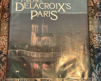 Signed book by artist Michel Delacroix