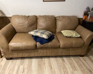 leather sofa