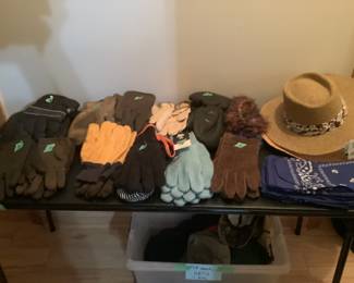 Gloves and hats