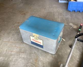 Vintage Hamms beer  cooler