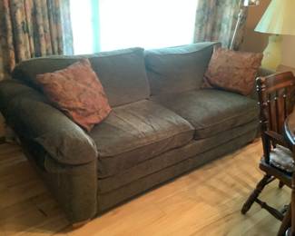 Sleeper Sofa and pillows….presale $50