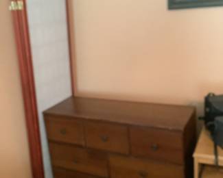 Small chest of drawers and room divider/screen