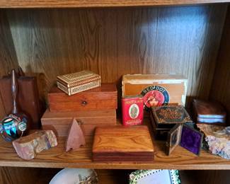 NICE WOOD AND OTHER BOXES