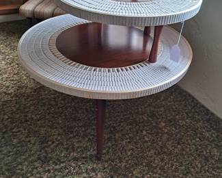 MID CENTURY STACK TABLE - VERY COOL
