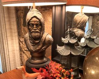 One of many lamps throughout the house.