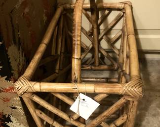 Bamboo magazine holder