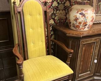 One of the two very sturdy host chairs