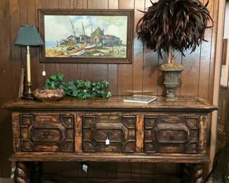 Fabulous barley twist buffet