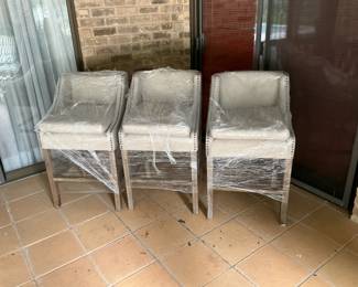 Upholstered bar stools