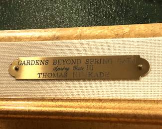 "Gardens Beyond Spring Gate" by Thomas Kinkade