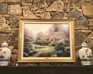"Gardens Beyond Spring Gate" by Thomas Kinkade