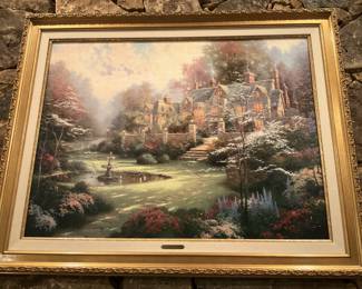 "Gardens Beyond Spring Gate" by Thomas Kinkade