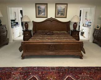 King bed; matching nightstands