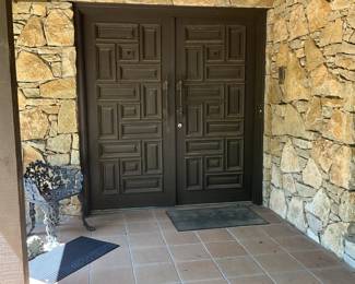 Only the FRONT door will open on Thursday at 7 AM and at 8 AM on Friday and Saturday. (The garage, patio, and out-building will NOT open at the same time as the front door.)