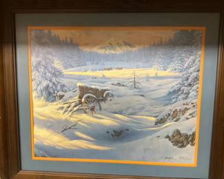 Larry Dyke art - Psalm 147:16