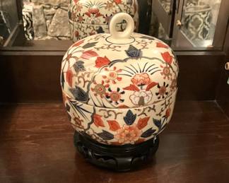 Asian lidded bowl