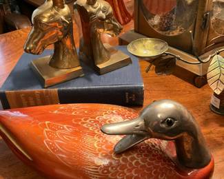 Bookends; duck "box"