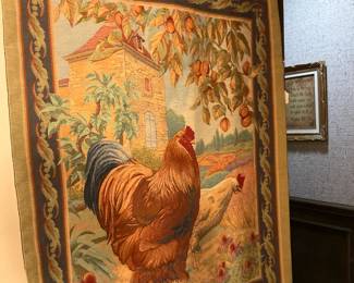 Rooster tapestry