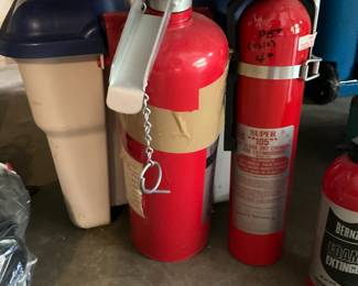 Fire extinguishers 