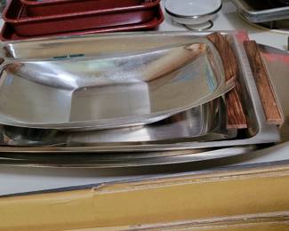 Mid-century set of serving platters