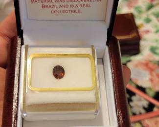 Gem stones with certificate of authenticity 