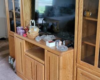 Large TV and display cabinet - 3 pieces