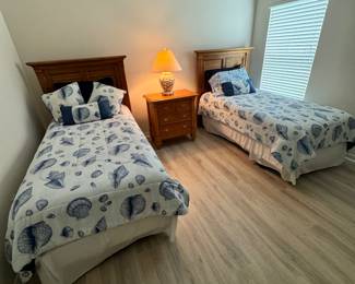 (2) Twin Headboards and night stand $450