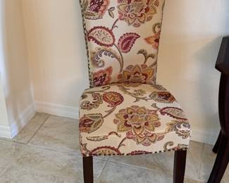 (2) matching chairs $60