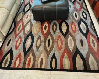 Leather coffee table $125