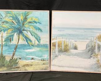 Two Seascape Paintings