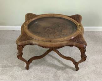 Ornately Carved Coffee Table