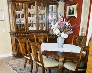China cabinet shown assembled