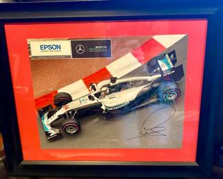 Formula 1 Lewis Hamilton Autographed photo