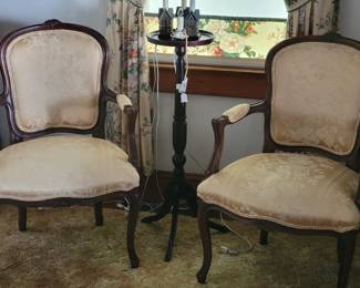 Pair of vintage french style chairs