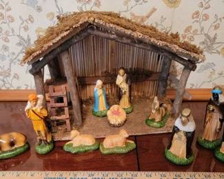 Vintage Sears nativity with original box