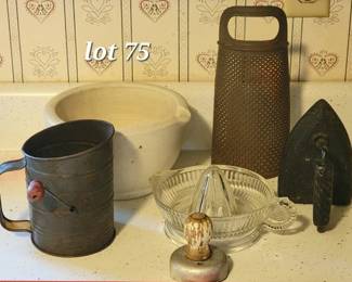 Vintage kitchen items