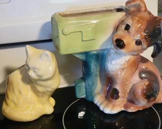 Vintage pottery planters