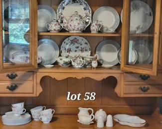 Assortment of china, serving pieces