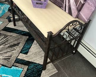 iron bench