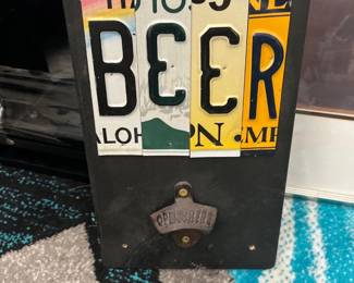 Beer Bottle Opener/Beer Wall Plaque