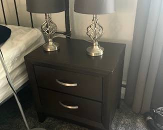 Espresso Wood Nightstand