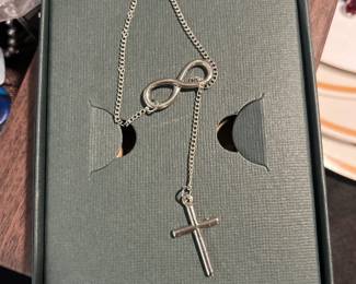 Cross Infinity Necklace