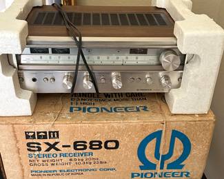 Vintage Pioneer SX-680 Stereo Receiver Never Used in Original Box!